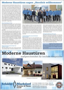 Moderne Haustüren von Schäfer Fenster & Türen Markdorf